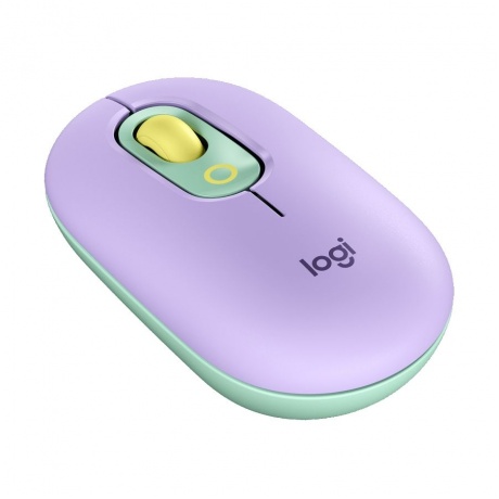 Мышь Logitech POP Mouse with emoji фиолетовый/зеленый (910-006547) - фото 2