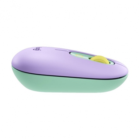 Мышь Logitech POP Mouse with emoji фиолетовый/зеленый (910-006547) - фото 4