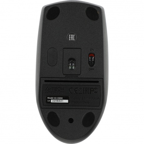 Мышь A4Tech G3-330NS черный - фото 17