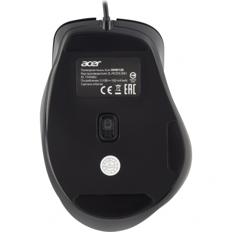 Мышь Acer OMW120 черный (ZL.MCEEE.00H) - фото 2