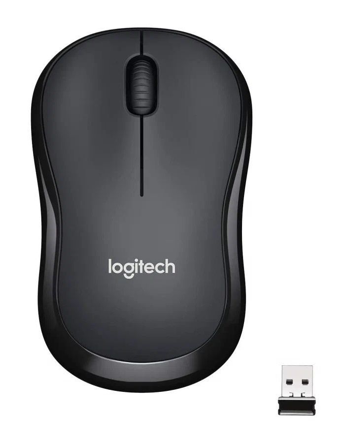 Мышь Logitech M221 Silent черный (910-006510) беспроводная мышь logitech m221 silent charcoal usb 910 006510