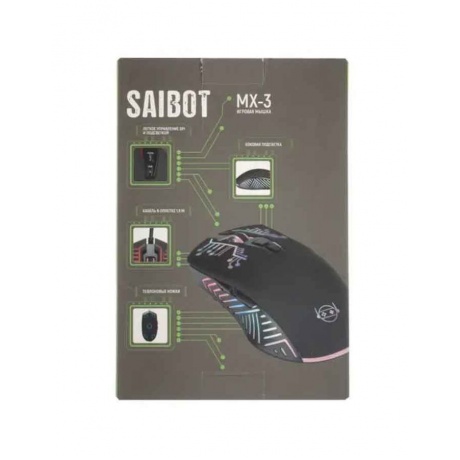 Мышка TFN Saibot MX-3 black - фото 8