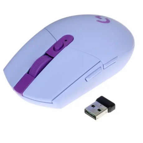 Мышь Logitech G305 Lightspeed Lilac (910-006022) - фото 1