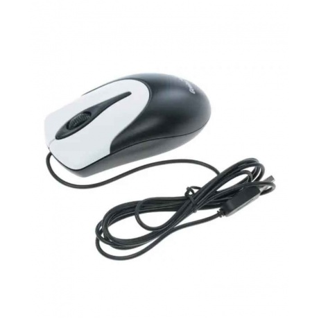 Мышь Genius NetScroll 100 V2 чёрный/серебристый (31010001401) - фото 9