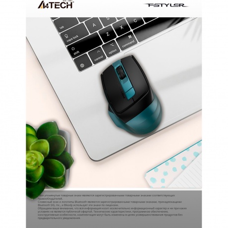 Мышь A4Tech Fstyler FB35C серый/черный - фото 17