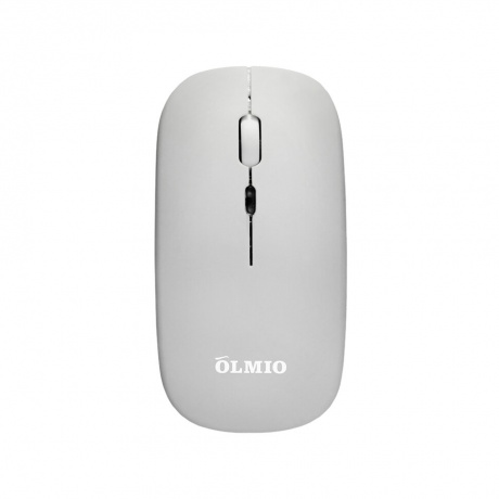 Мышь Olmio беспроводная тихая с подстветкой WM-21 (белый) - фото 2