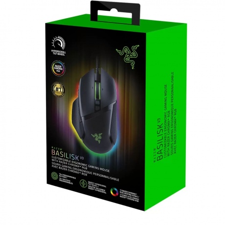 Мышь Basilisk V3/ Razer Basilisk V3 - Ergonomic Wired Gaming Mouse (RZ01-04000100-R3M1) - фото 7