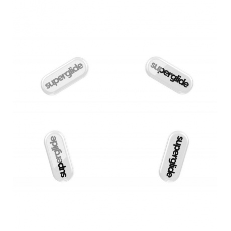Стеклянные глайды для мыши Superglide для Logitech G304/305 [White] - фото 1