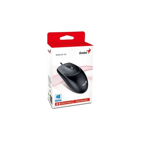Мышь NetScroll 120 V2, USB, чёрная - фото 6