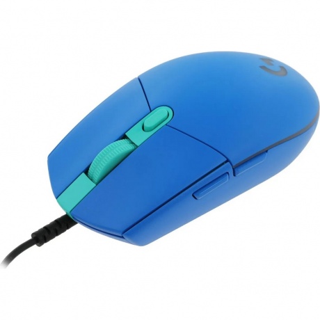 Мышь Logitech G203 LIGHTSYNC Corded Gaming Mouse USB Blue 910-005798 - фото 3