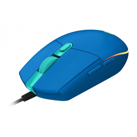 Мышь Logitech G203 LIGHTSYNC Corded Gaming Mouse USB Blue 910-005798 - фото 1