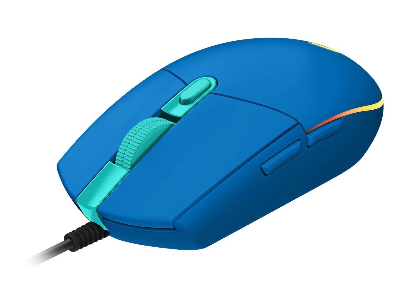 Мышь Logitech G203 LIGHTSYNC Corded Gaming Mouse USB Blue 910-005798 игровая мышь logitech g203 lightsync black usb 910 005796