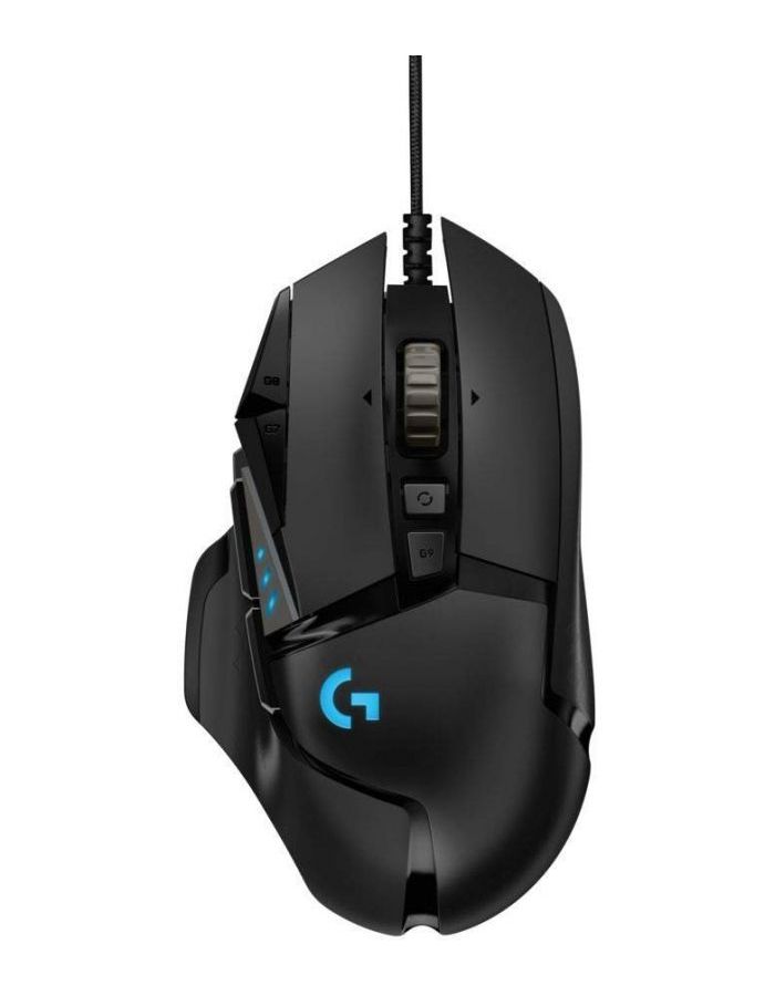 Мышь Logitech G502 HERO Corded Gaming Mouse USB Black 910-005471 logitech g502 hero gaming mouse programmable 16000dpi rgb backlight mouse computer peripheral