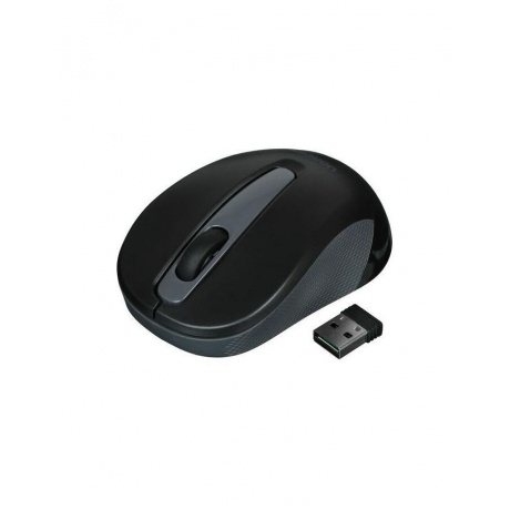 Мышь UGREEN MU003 (90371) Portable Wireless Mouse Black - фото 1