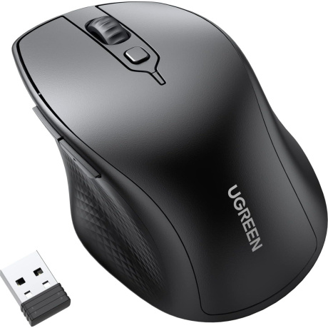 Мышка компьютерная беспроводная UGREEN MU101 (90395) Black