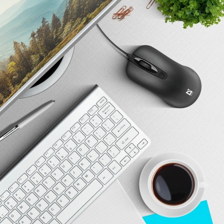 Мышь Defender Classic MB-230 Black 52231 - фото 6