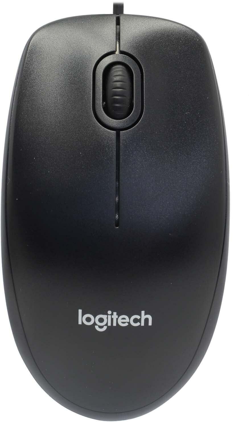 Мышь Logitech M100 Black (910-006652) мышь logitech m100 оптическая проводная usb черный [910 006652]