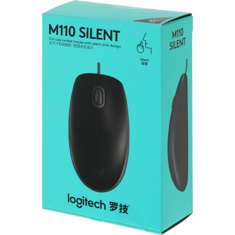 Мышь Logitech M110 Silent Black (910-005502) - фото 8