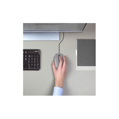 Мышь Logitech M110 Silent Mid Gray (910-005502) - фото 8