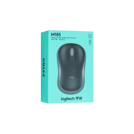 Мышь беспроводная Logitech M185 Blue (910-002632) - фото 12