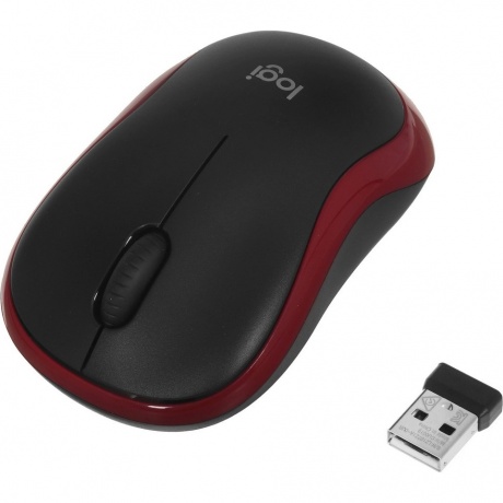 Мышь беспроводная Logitech M185 Red (910-002633) - фото 2
