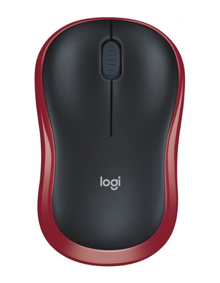 Мышь беспроводная Logitech M185 Red (910-002633) мышь logitech m185 wireless mouse grey black 910 002238