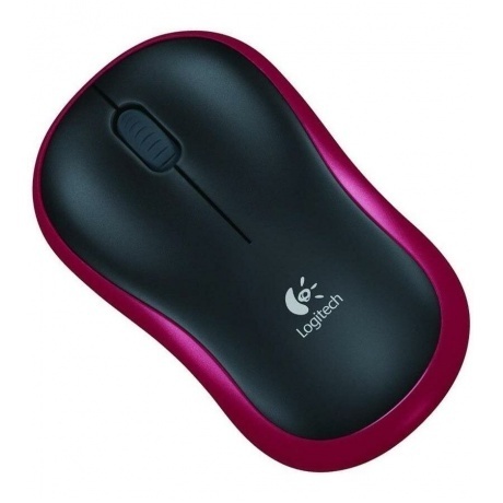 Мышь беспроводная Logitech M185 Red (910-002240 / 910-002633) - фото 4