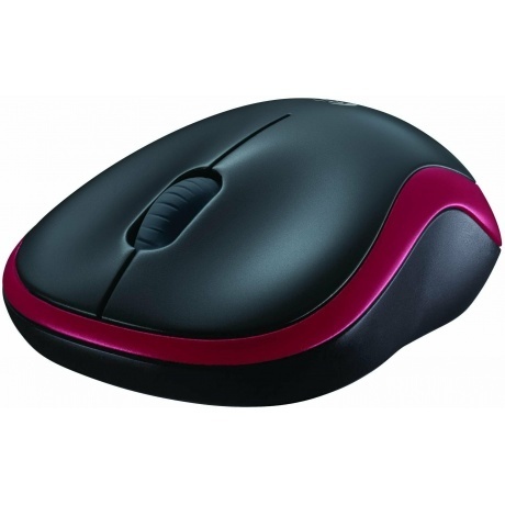 Мышь беспроводная Logitech M185 Red (910-002240 / 910-002633) - фото 7