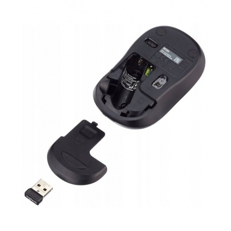 Мышь беспроводная Logitech M185 Red (910-002240 / 910-002633) - фото 8