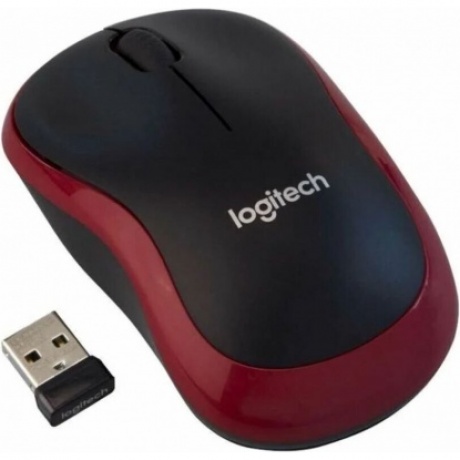Мышь беспроводная Logitech M185 Red (910-002633) - фото 1