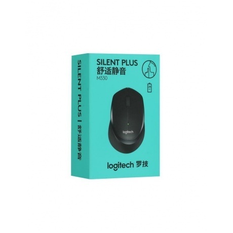 Мышь беспроводная Logitech M330 Silent Plus Black (910-004924) - фото 11