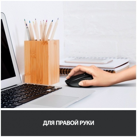 Мышь беспроводная Logitech M330 Silent Plus Black (910-004924) - фото 22
