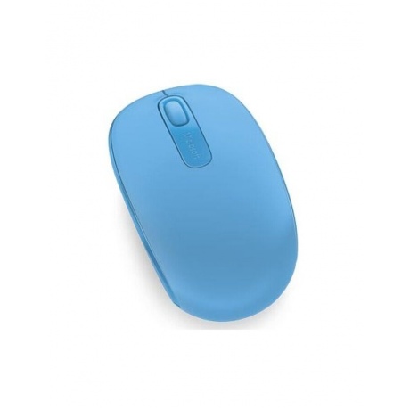Мышь беспроводная Microsoft 1850 Cyan Blue (U7Z-00059) - фото 1
