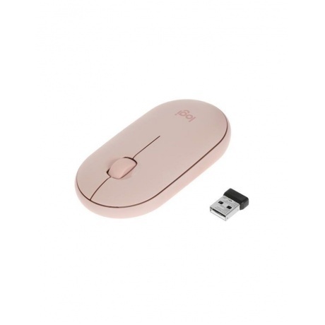 Мышь беспроводная Logitech Pebble M350 Pink (910-005575) - фото 7