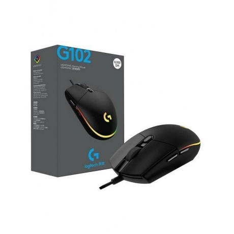 Мышь Logitech G102 LIGHTSYNC Black (910-005808) - фото 19