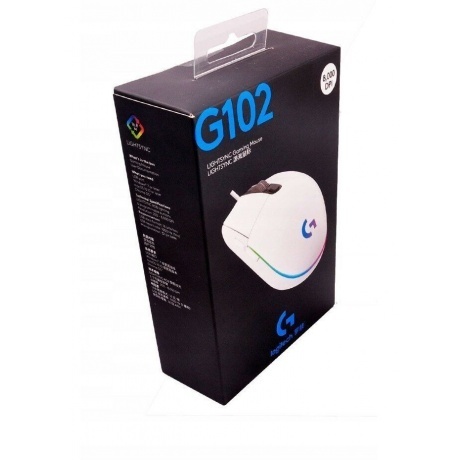 Мышь Logitech G102 LIGHTSYNC White белая (910-005809) - фото 19