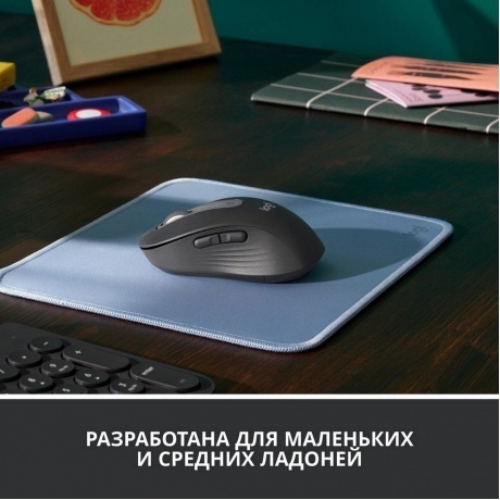 Мышь беспроводная Logitech M650 Signature Graphite (910-006390) - фото 17