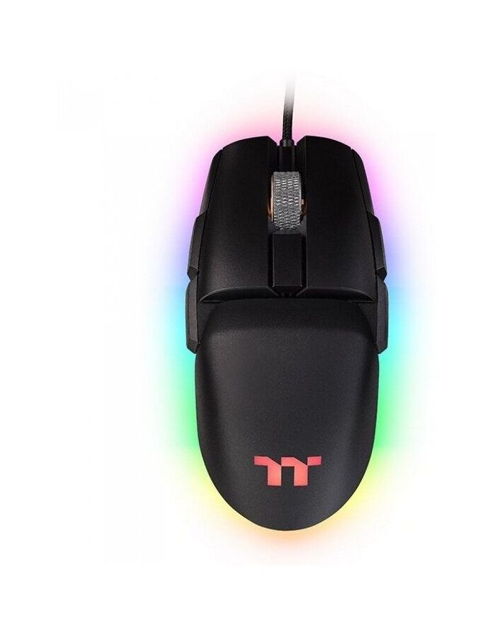 Мышь Thermaltake Argent M5 (GMO-TMF-WDOOBK-01) usb wired gaming mouse metal mechanical macro programming computer mouse 3500 dpi 4 color breathing light gaming mouse 2 color