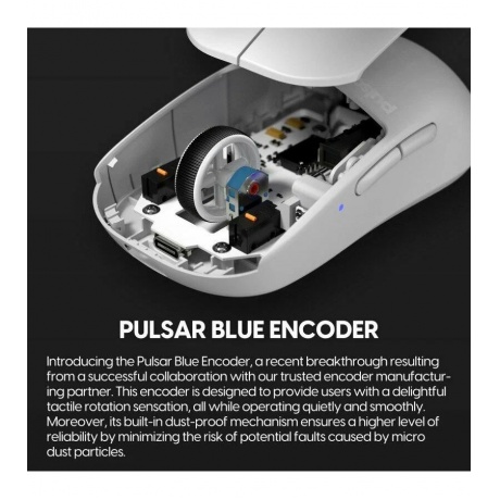 Мышь игровая Pulsar X2 V2 Wireless Size 1 White - фото 11