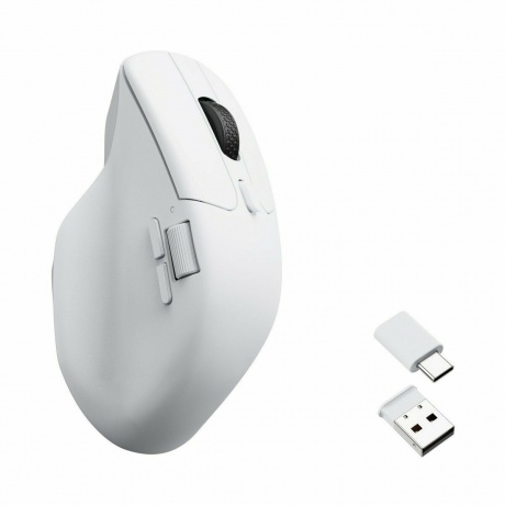 Мышь Keychron M6, PixArt 3395, белый - фото 2
