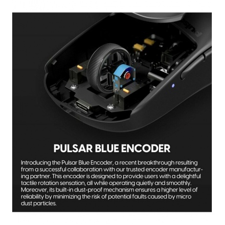 Мышь Pulsar X2 H Wireless Size 2 Black - фото 16