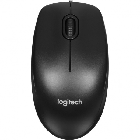 Мышь Logitech B100 Black USB (910-006605)
