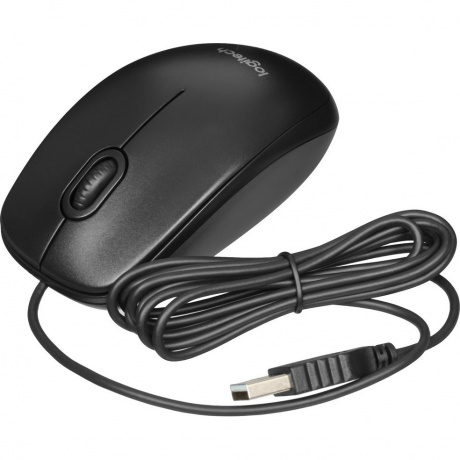 Мышь Logitech B100  Black USB (910-006605) - фото 6
