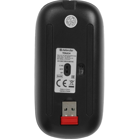 Мышь Defender Touch MM-997 черн (52997) - фото 6