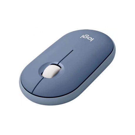 Мышь Logitech PEBBLE M350 BLUE (910-006655) - фото 2