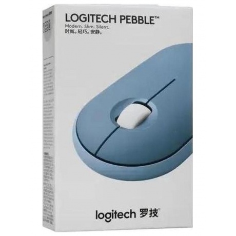 Мышь Logitech PEBBLE M350 BLUE (910-006655) - фото 6