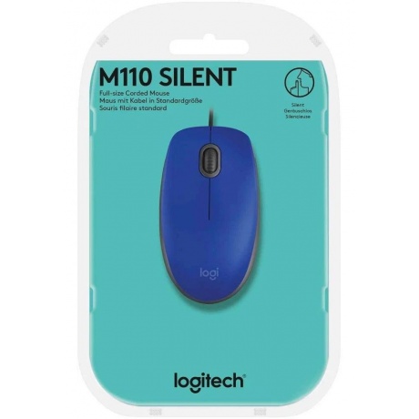 Мышь Logitech M110 SILENT BLUE (910-005500) - фото 5