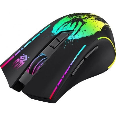 Мышь Defender KRONOS GM-695 RGB/BLACK (52695) - фото 2