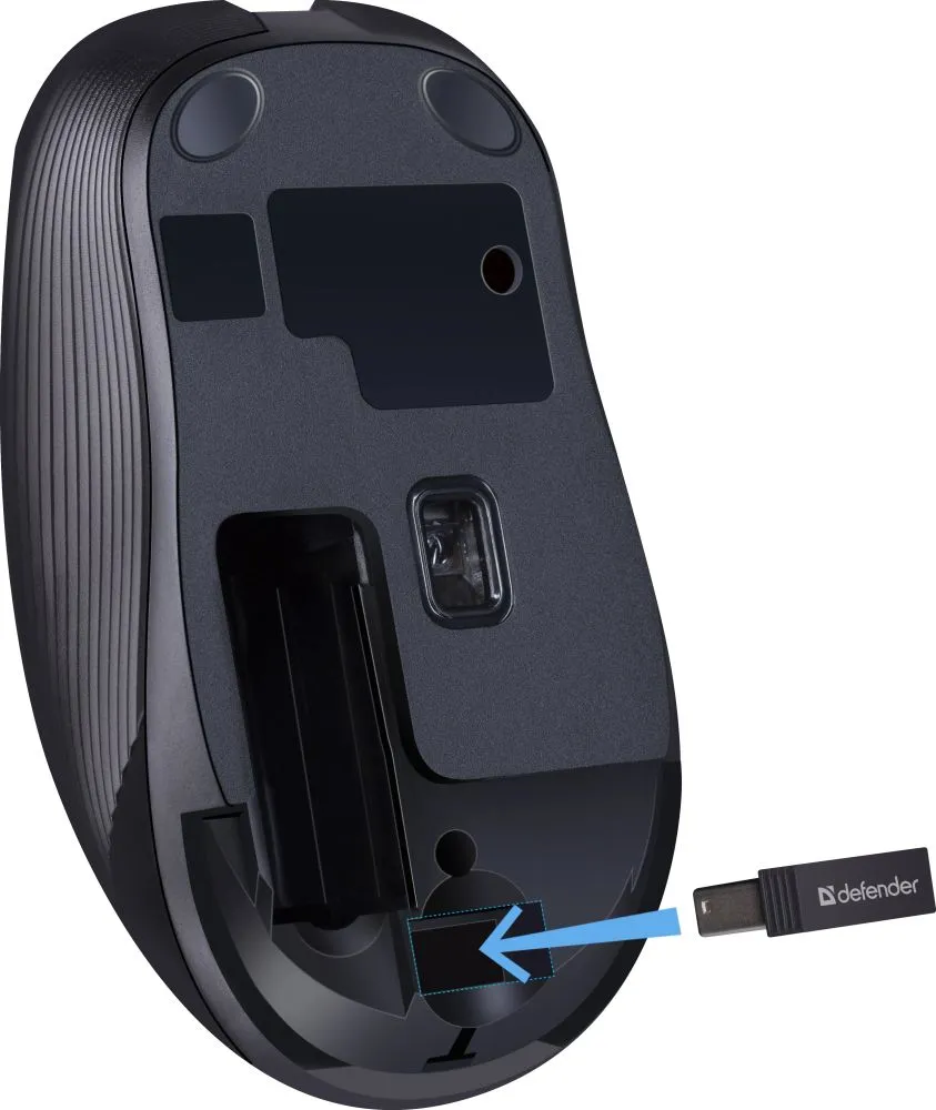 Мышь Defender GASSA MM-105 RED (52103) - фото 5