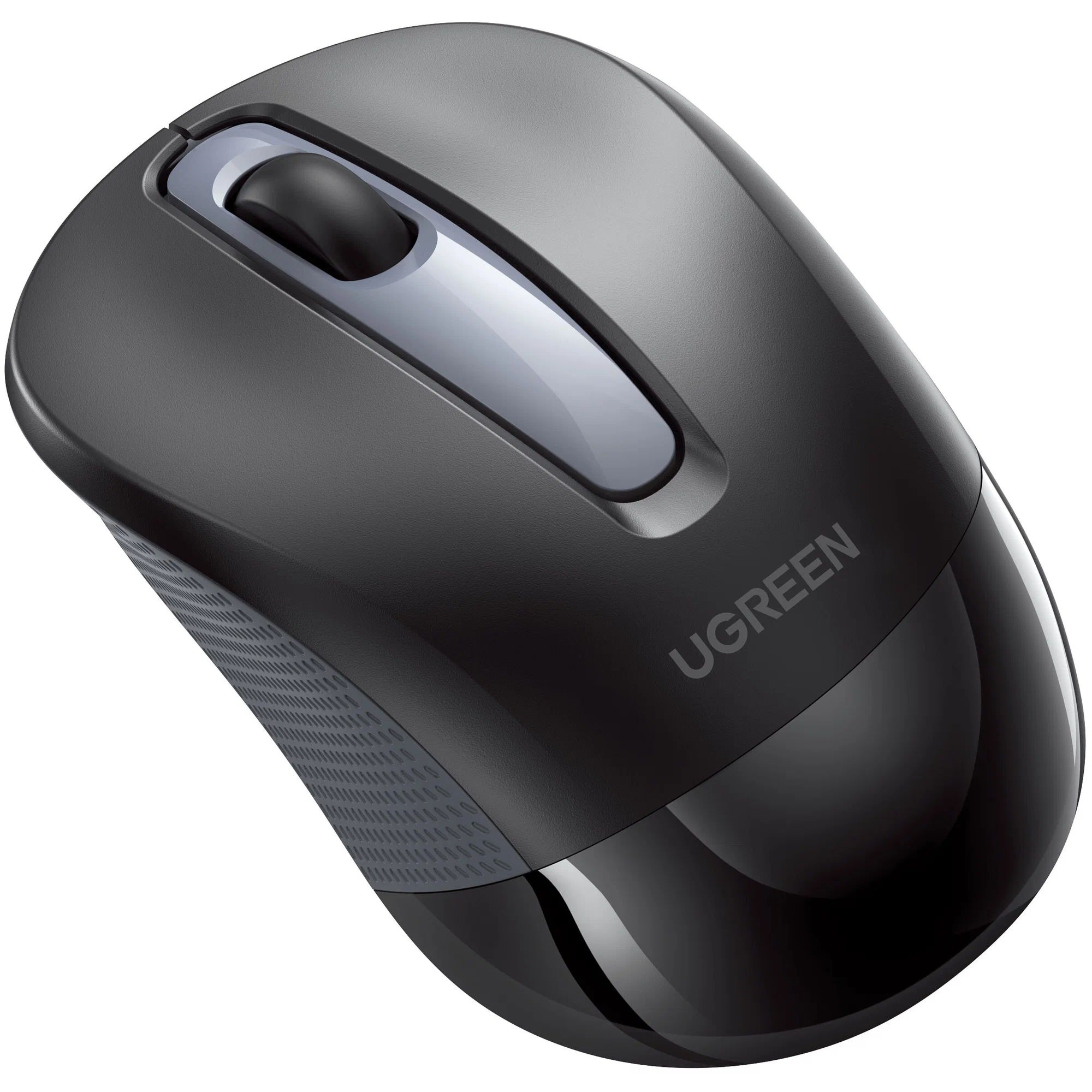 Мышь UGREEN MU003 Portable Wireless Mouse, цвет черный (90371)